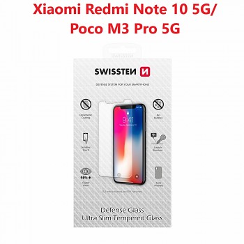 Ochranné temperované sklo swissten xiaomi redmi note 10 5g/poco m3 pro 5g re 2,5d