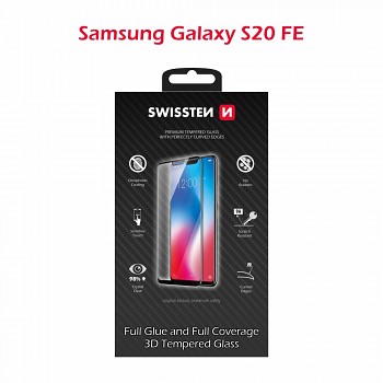 Sklo swissten ultra durable 3d full glue glass samsung g780 galaxy s20 fe černé