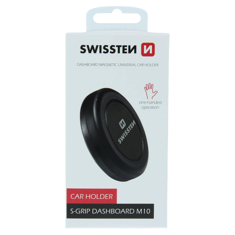 Levně Magnetický držák do auta Swissten S-Grip na palubní desku M10