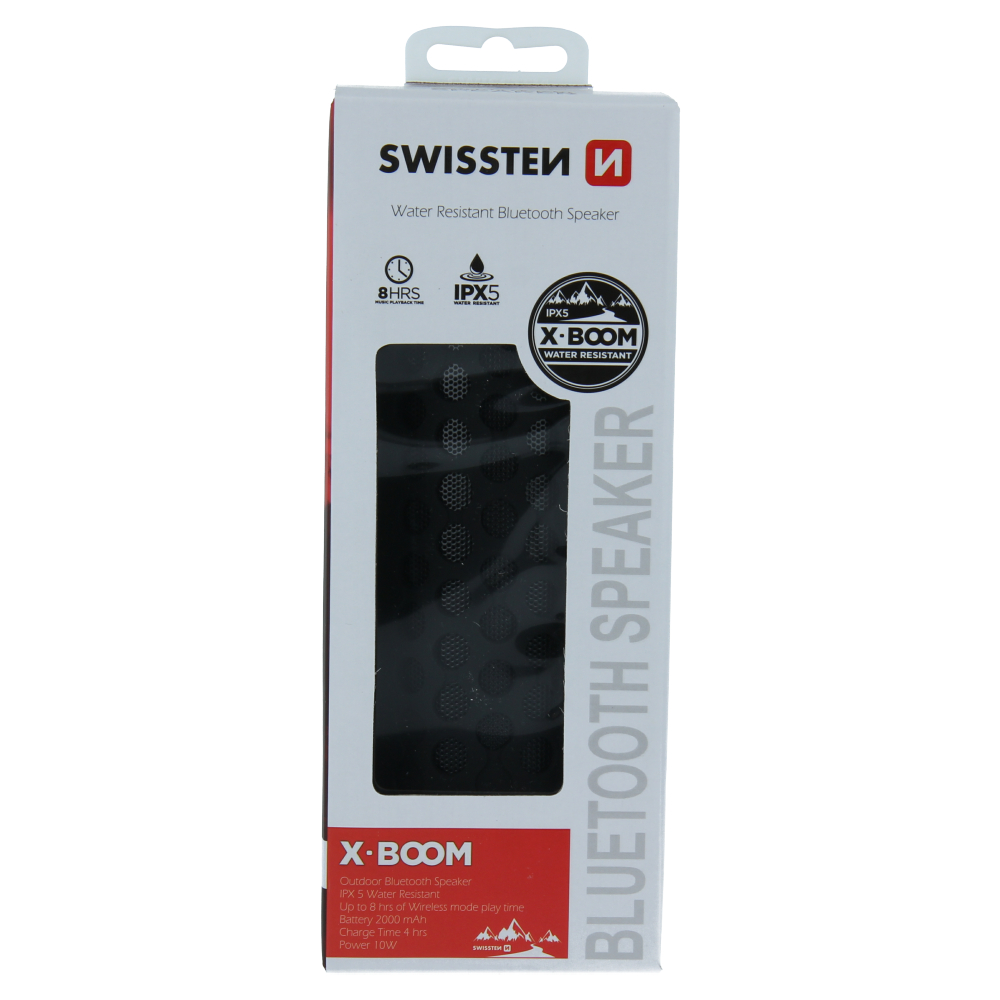 Levně Bluetooth reproduktor swissten x-boom černý