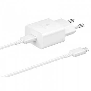 EP-T1510EWE + EP-DA705BWE Samsung Type C/Type-C Datový Kabel White (OOB Bulk)