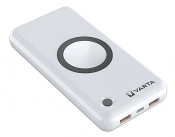 VARTA Portable Wireless Powerbank 20000mAh Silver