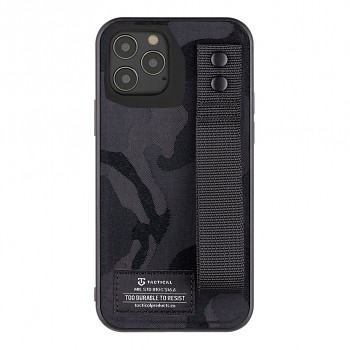 Tactical Camo Troop Kryt pro Apple iPhone 12/12 Pro Black