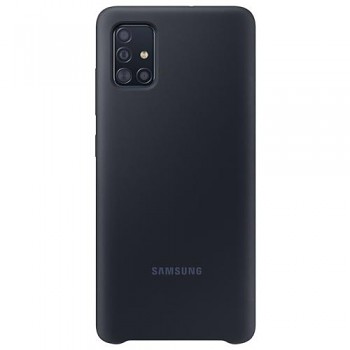 EF-PA515TBE Samsung Silikonový Kryt pro Galaxy A51 Black