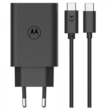 Motorola TurboPower 68W GaN Síťová nabíječka 6.5A + USB-C Kabel