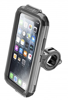 Voděodolné pouzdro Interphone pro Apple iPhone 11 Pro Max, úchyt na řídítka, černé
