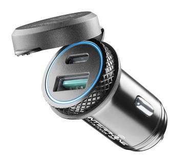 Nabíjecí adaptér Interphone s konektory USB-C a USB, 4,2 A max.