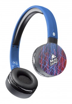 Bluetooth sluchátka MUSIC SOUND s hlavovým mostem a mikrofonem, vzor 5
