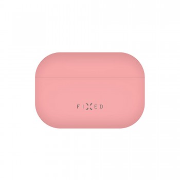 Ultratenké silikonové pouzdro FIXED Silky pro Apple AirPods Pro 2, růžové