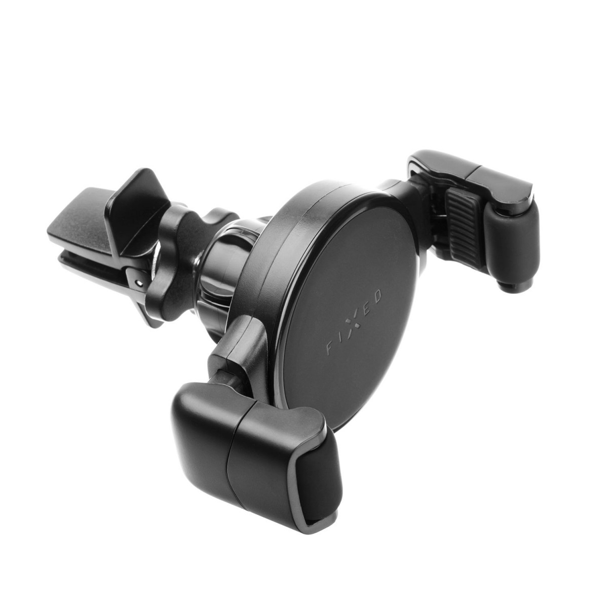 Levně Univerzální držák FIXED Roll 2 Vent s uchycením do mřížky ventilace, černý