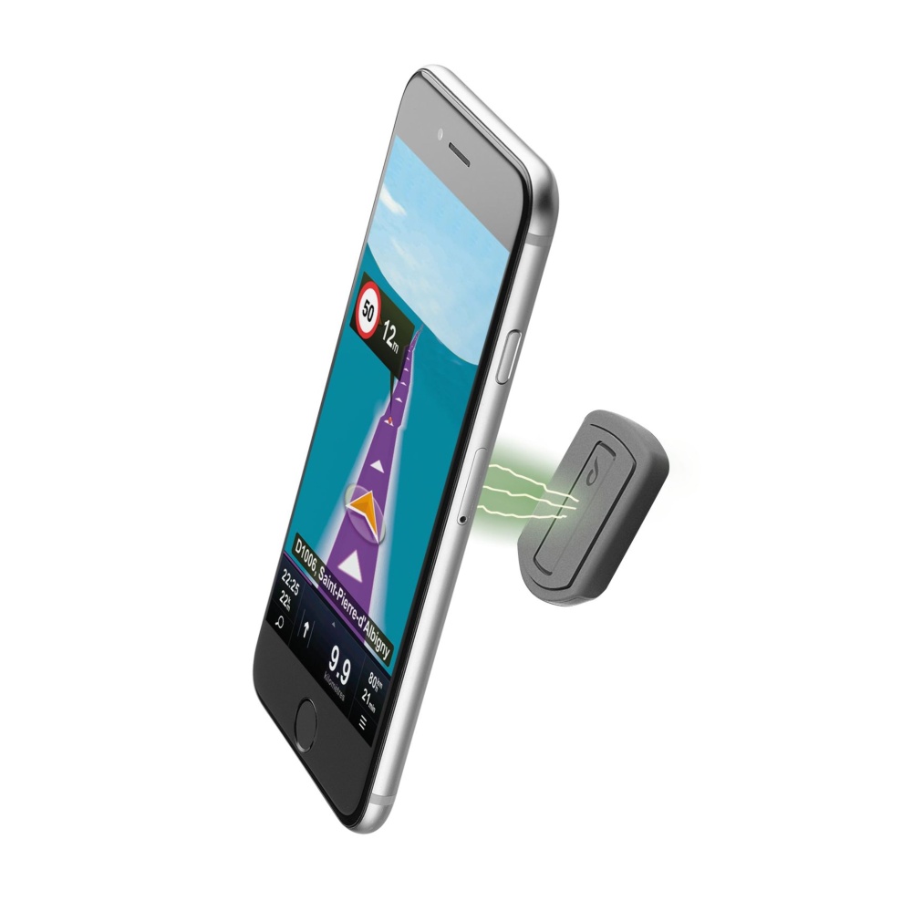 Levně Magnetický nalepovací držák Cellularline MAG4 HANDY FORCE, černý