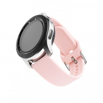 Silikonový řemínek FIXED Silicone Strap s Quick Release 20mm pro smartwatch, růžový