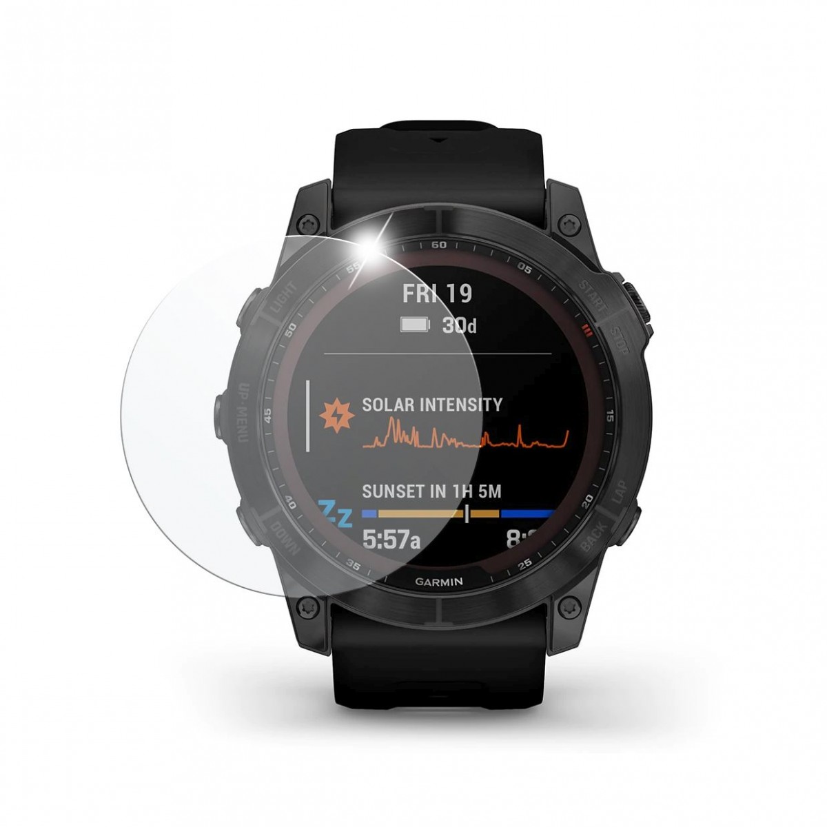 Levně Ochranné tvrzené sklo FIXED pro smartwatch Garmin Fenix 7X, 2ks v balení, čiré