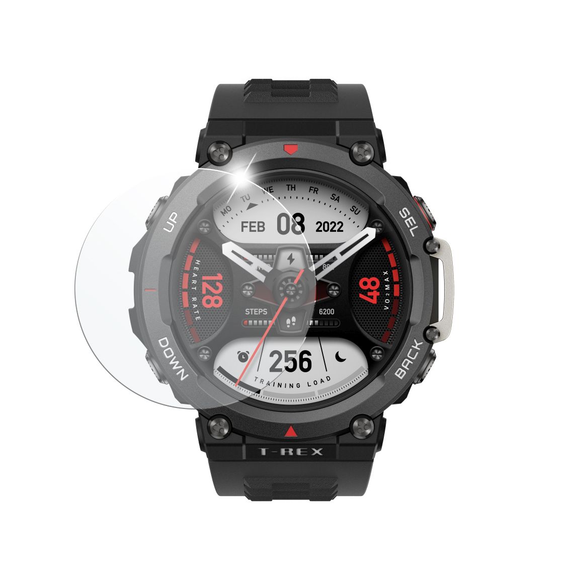Levně Ochranné tvrzené sklo FIXED pro smartwatch Amazfit T-Rex 2, 2ks v balení, čiré