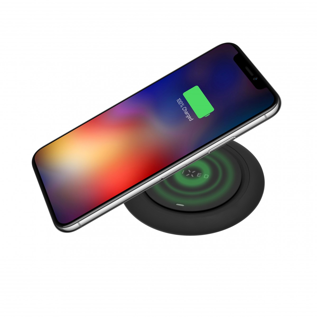 Levně Podložka pro rychlé bezdrátové nabíjení telefonu FIXED Pad, 10W, černá