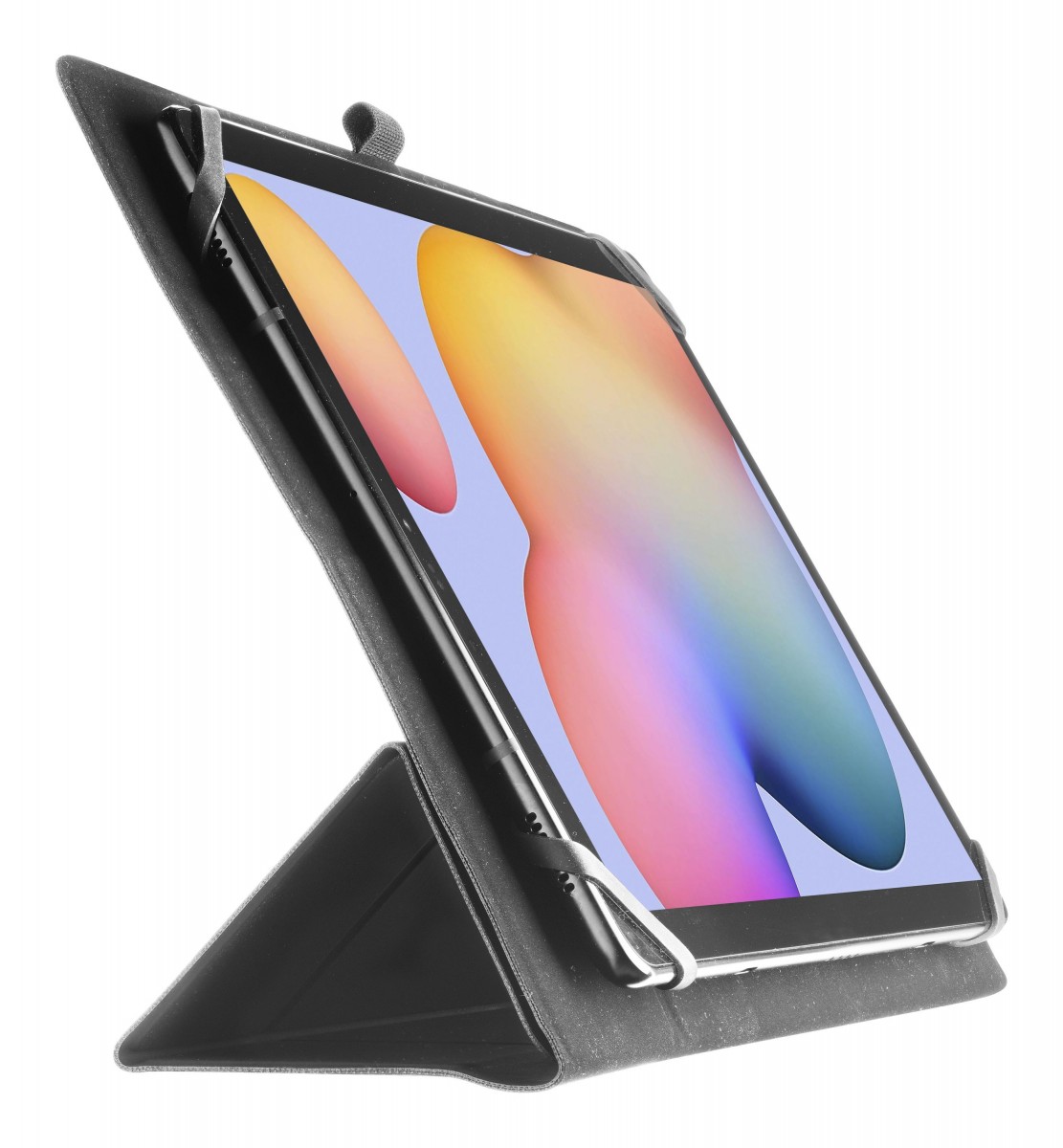 Levně Univerzální tabletové pouzdro se stojánkem Cellularline CLICKCASE, 10,5", černé