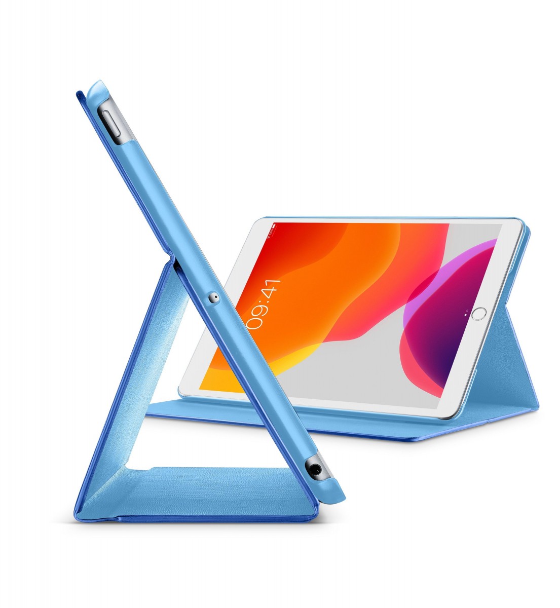 Levně Pouzdro se stojánkem Cellularline Folio pro Apple iPad 10,2" (2019/2020/2021), modré