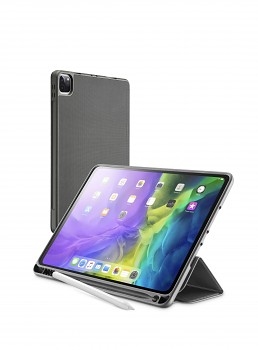 Pouzdro Cellularline Folio Pen pro Apple iPad Pro 11" (2020/2021), slot pro Apple Pencil, černé