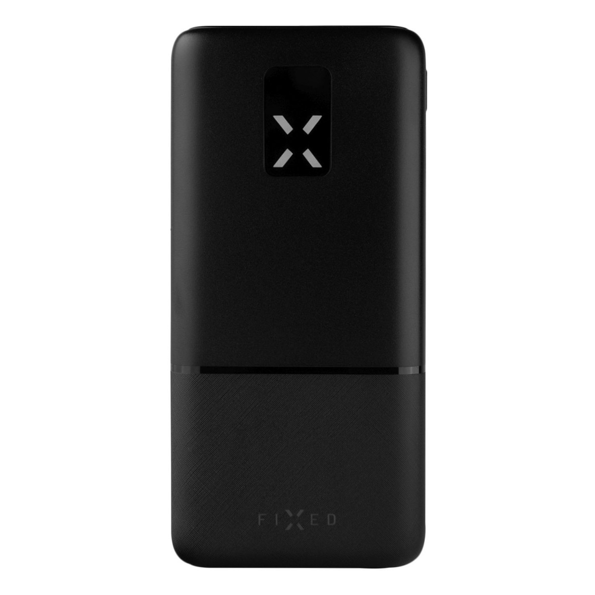 Levně Powerbanka FIXED Zen 20 s LCD displejem a výstupem PD 20W, 20 000 mAh, černá