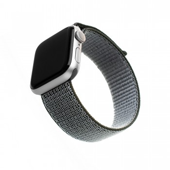 Nylonový řemínek FIXED Nylon Strap pro Apple Watch 38/40/41mm, olivový