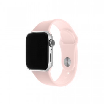 Set silikonových řemínků FIXED Silicone Strap pro Apple Watch 38/40/41mm, růžový