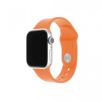 Set silikonových řemínků FIXED Silicone Strap pro Apple Watch 38/40/41mm, oranžový