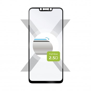 Ochranné tvrzené sklo FIXED Full-Cover pro Huawei Nova 3, lepení přes celý displej, černé, 0.33 mm