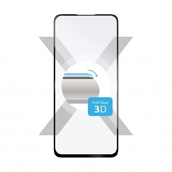 Ochranné tvrzené sklo FIXED 3D Full-Cover pro Samsung Galaxy A72/A72 5G, s lepením přes celý displej, černé