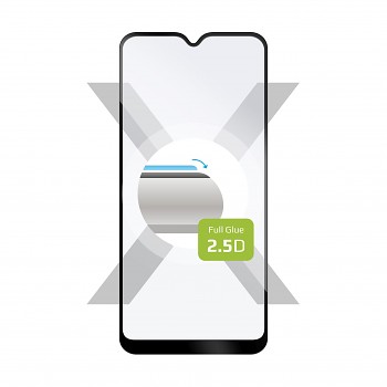 Ochranné tvrzené sklo FIXED Full-Cover pro Samsung Galaxy M01, lepení přes celý displej, černé