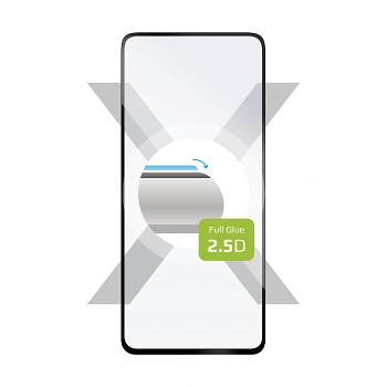 Ochranné tvrzené sklo FIXED Full-Cover pro Xiaomi Poco X3/X3 Pro, lepení přes celý displej, černé