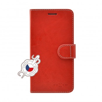 Pouzdro typu kniha FIXED FIT pro Apple iPhone 11, červené