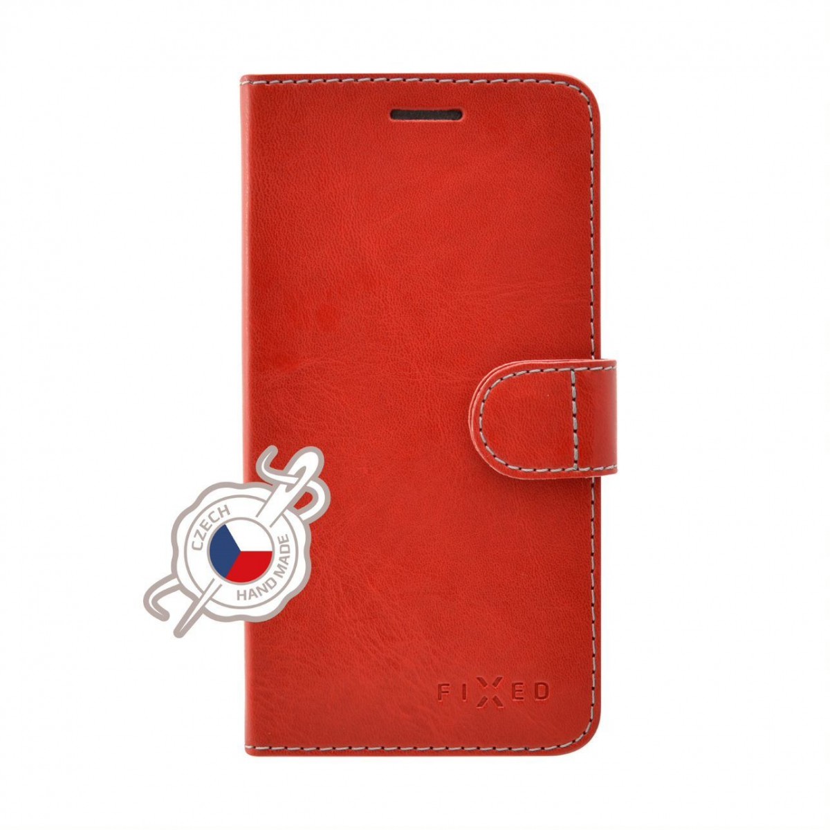 Levně Pouzdro typu kniha FIXED Fit pro Apple iPhone 12 Pro Max, červené