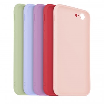 5x set pogumovaných krytů FIXED Story pro Apple iPhone 7/8/SE (2020/2022), v různých barvách, variace 2