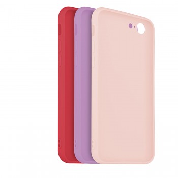 3x set pogumovaných krytů FIXED Story pro Apple iPhone 7/8/SE (2020/2022), v různých barvách, variace 1