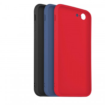 3x set pogumovaných krytů FIXED Story pro Apple iPhone 7/8/SE (2020/2022), v různých barvách, variace 2