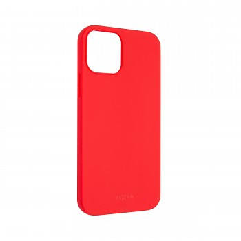 Zadní pogumovaný kryt FIXED Story pro Apple iPhone 12/12 Pro, červený