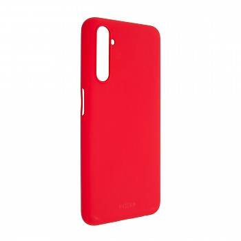 Zadní pogumovaný kryt FIXED Story pro Realme 6/6s, červený