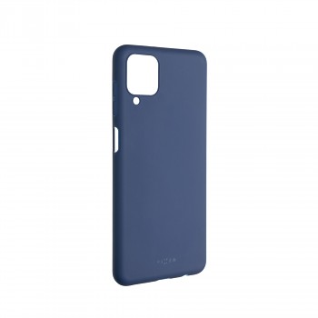 Zadní pogumovaný kryt FIXED Story pro Samsung Galaxy A12, modrý
