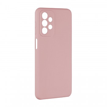 Zadní pogumovaný kryt FIXED Story pro Samsung Galaxy A23, růžový