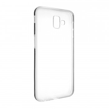 Ultratenké TPU gelové pouzdro FIXED Skin pro Samsung Galaxy J6+ (2018), 0,6 mm, čiré