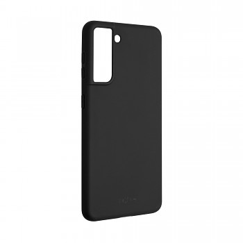 Zadní pogumovaný kryt FIXED Story pro Samsung Galaxy S21, černý