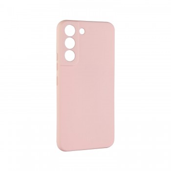 Zadní pogumovaný kryt FIXED Story pro Samsung Galaxy S22 5G, růžový