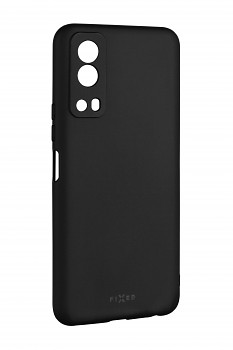 Zadní pogumovaný kryt FIXED Story pro Vivo Y72 5G, černý