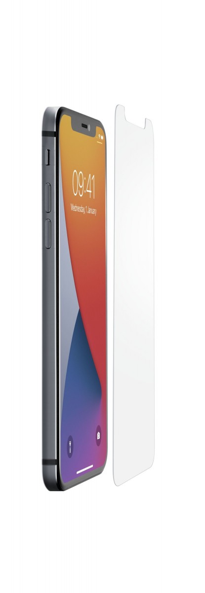 Levně Ochranné tvrzené sklo Cellularline Second Glass Ultra pro Apple iPhone 12 Pro Max