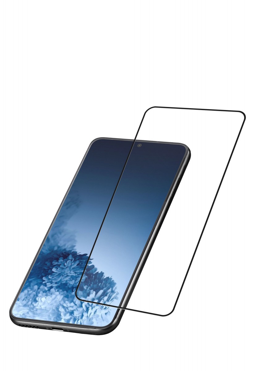 Ochranné tvrzené sklo pro celý displej Cellularline Capsule pro Samsung Galaxy S21