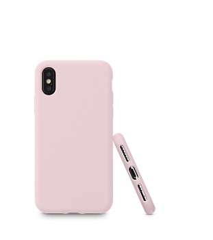 Ochranný silikonový kryt CellularLine SENSATION pro Apple iPhone X/XS, starorůžový