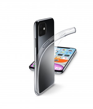 Extratenký zadní kryt CellularLine Fine pro Apple iPhone 11, transparentní