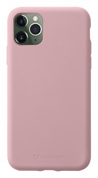 Ochranný silikonový kryt CellularLine SENSATION pro Apple iPhone 11 Pro Max, růžový