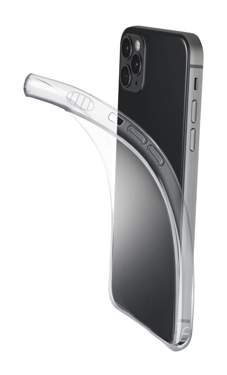 Levně Extratenký zadní kryt Cellularline Fine pro Apple iPhone 12/12 Pro, transparentní