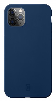 Ochranný silikonový kryt Cellularline Sensation pro Apple iPhone 12/12 Pro, navy blue